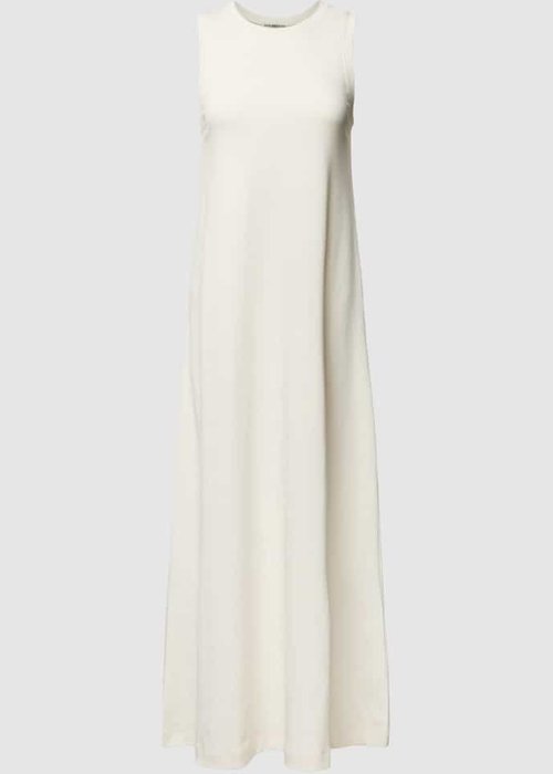 Drykorn Elsanne midi-jurk in mouwloos design ecru