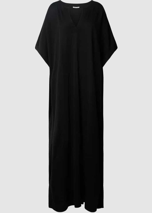Drykorn Jihane midi-jurk met kimonomouwen zwart