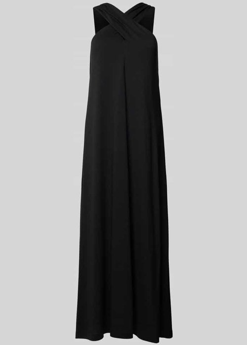Drykorn Kalandra maxi-jurk met gekruiste bandjes zwart