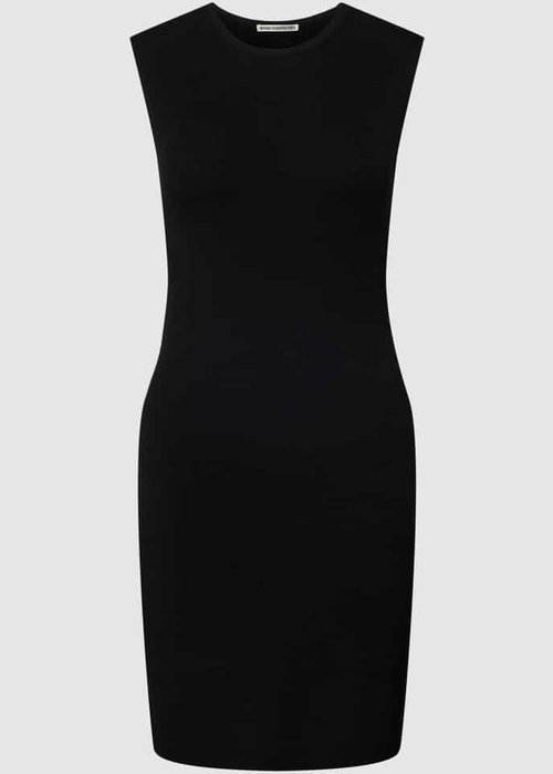 Drykorn Leyane gebreide jurk in mouwloos design zwart