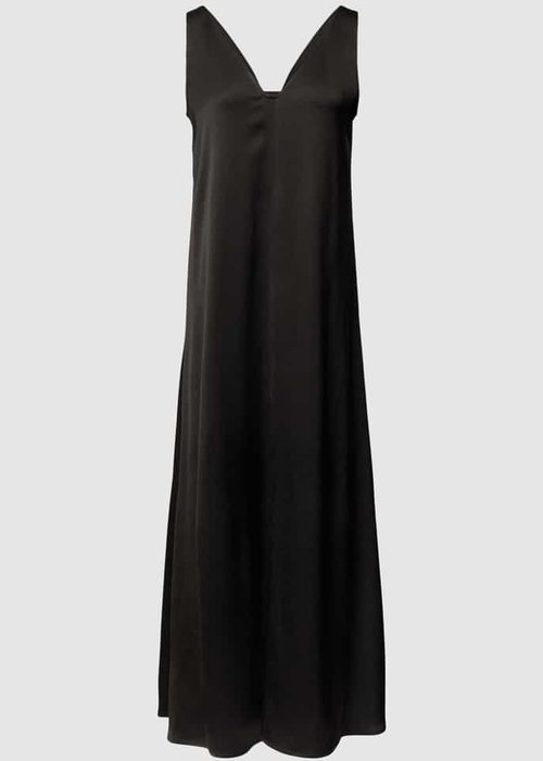 Drykorn Maeva maxi-jurk in effen design zwart