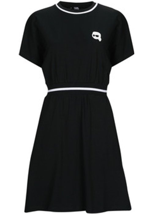 Karl Lagerfeld korte jurk ikonik 2.0 zwart