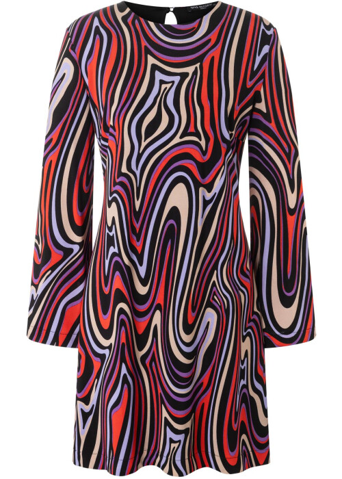 Ana Alcazar jaren 60 jurk multi