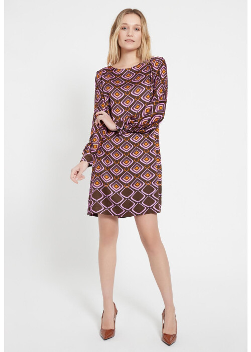 Ana Alcazar jurk print paars