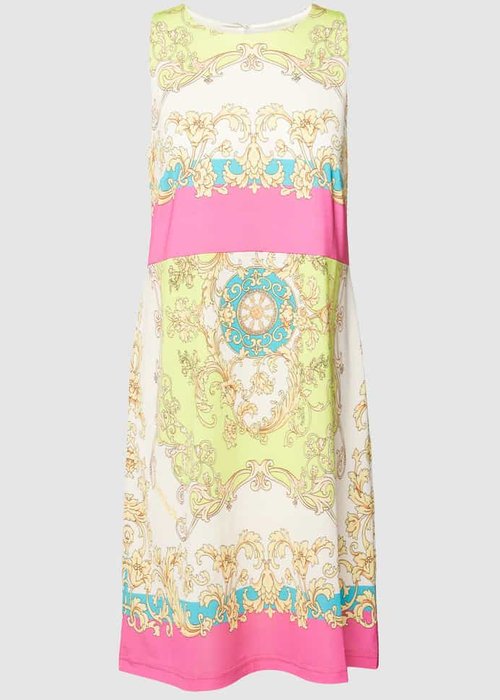 Ana Alcazar mini-jurk met all-over motief geel
