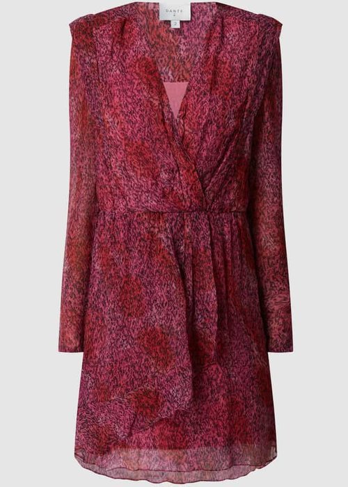Dante 6 mini-jurk Angie van chiffon felroze