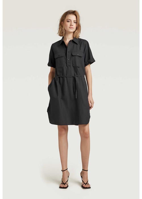 G-Star RAW Millery Pockets jurk zwart