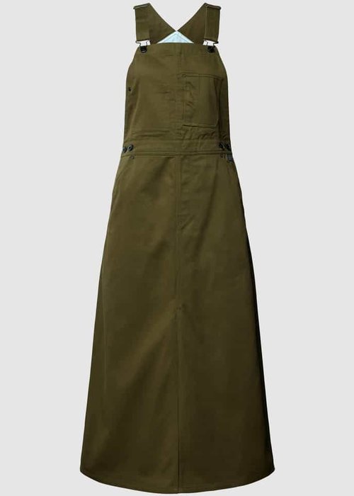 G-Star RAW tuinjurk met borstzak olijfgroen