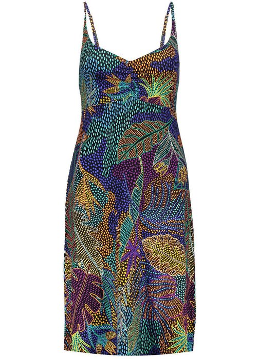 Geisha Noa jurk multicolor
