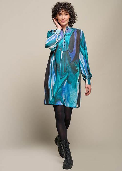 Mart Visser Dhalia print jurk multi