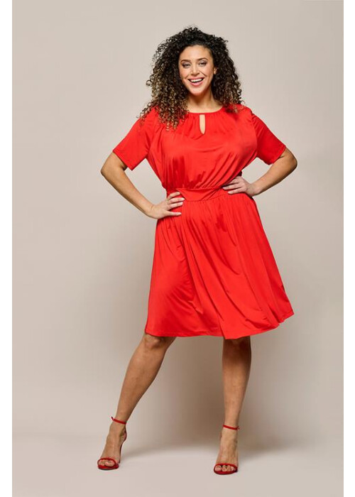 Mart Visser Eline jurk rood maxi