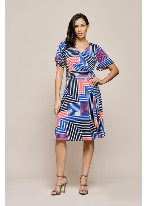 Mart Visser Regina print jurk multi