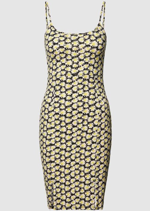 Noisy May Destiny mini-jurk met bloemenmotief zwart