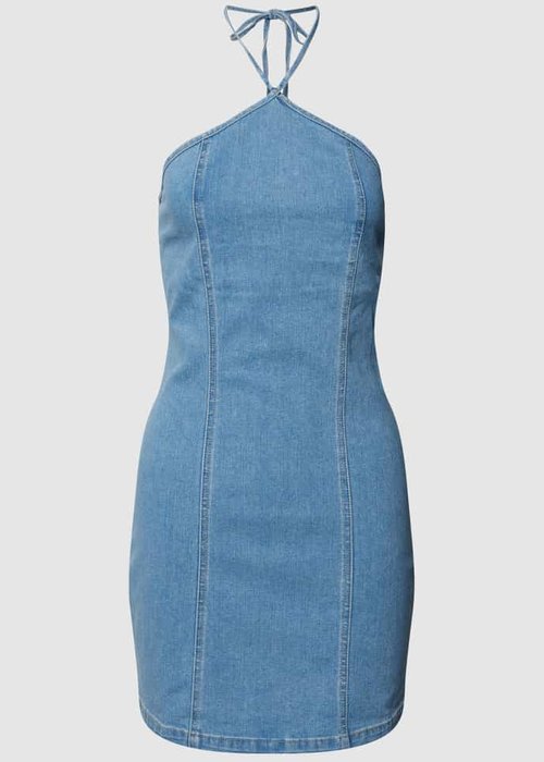 Noisy May Nicky jeansjurk met halter jeans