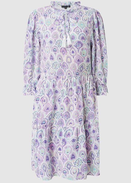 Smashed Lemon jurk van viscose lila