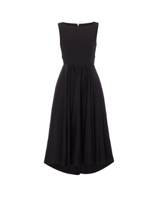 Ted Baker Lyxa A-lijn jurk met cut-out details zwart